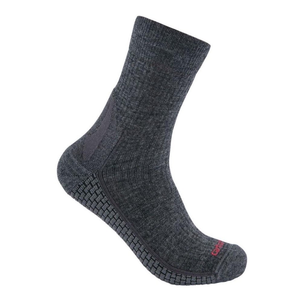 Carhartt Women's Force Grid Midweight Synthetic-Merino Wool Blend Crew Sock